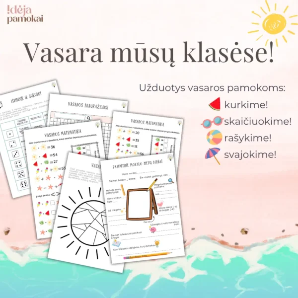 Vasaros pamokų rinkinys