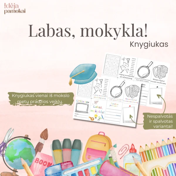 Knygiukas - labas, mokykla!