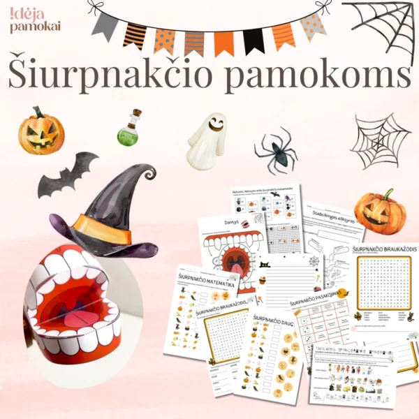 Šiurpnakčio užduotėlės