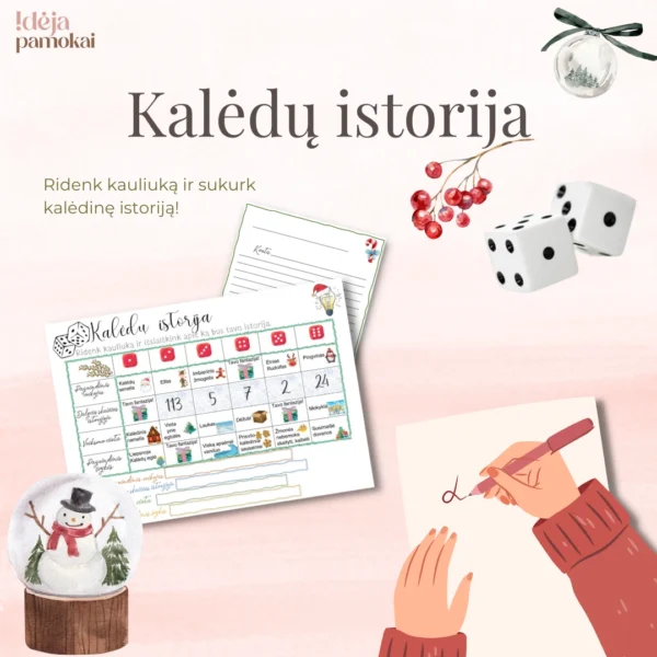 Ridenk kauliuką ir sukurk istoriją!