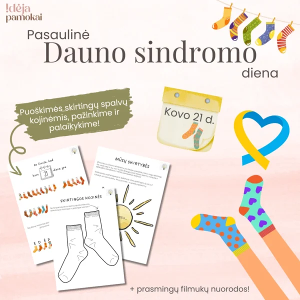 Pasaulinei Dauno sindromo dienai minėti