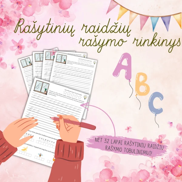 Rinkinys rašytinių raidžių rašymui