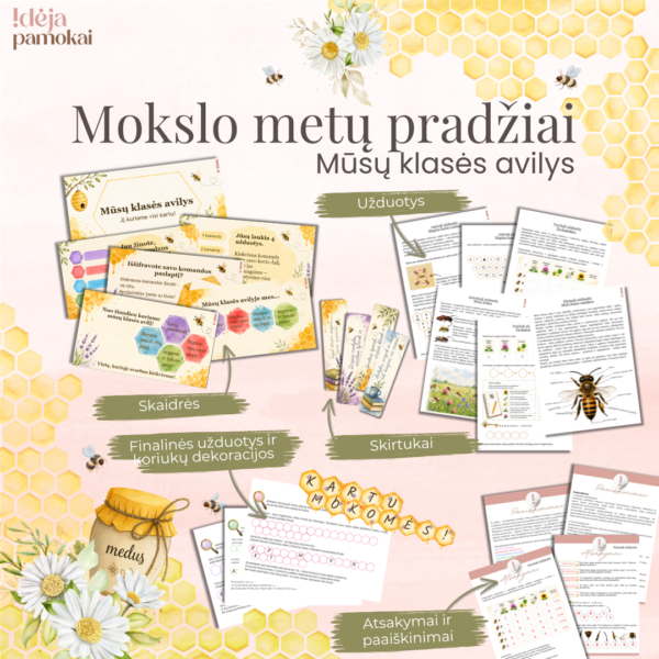 COVERS (40) Klasės avilys – mokslo metų pradžiai